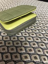 Billeteras cortas de piel sintética para mujer, carteras a cuadros, tarjetero de nobuk, cartera pequeña con cremallera, monedero