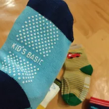 Calcetines náuticos antideslizantes de algodón para niños, calcetín de corte bajo para chico, con empuñaduras de goma, para las cuatro estaciones, de 0 a 6 años, 6 par/lote