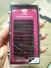 Abonnie-pestañas individuales de visón, 12 líneas, prémium, voluminosas, maquillaje para belleza de ojos