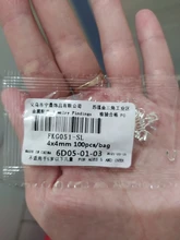 100 unids/lote 4mm alambre de protectores de protección de alambre tutor protectores de bucles en forma de accesorios cierres conector para la fabricación de la joyería