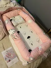 Cama de nido portátil para bebé, niño y niña, cuna de viaje, cuna de algodón infantil, cuna de bebé, cama de recién nacido