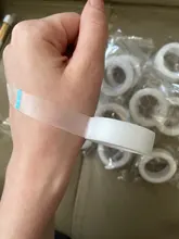 Extensión de pestañas 5m/rollo de esponja de espuma de pestañas parche cinta médica Libre de pelusa ojo pastillas bajo parches cinta de pestañas maquillaje herramientas