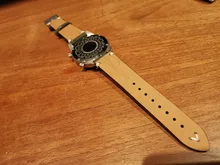 Correa de cuero mate para reloj, correa de cuero Seude 20mm, 21mm, verde oscuro, marrón, suave, hecha a mano, para reloj