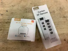 Moeshouse-Interruptor de persiana inteligente Tuya Smart Life, WiFi, RF433, con control remoto, para persiana enrollable eléctrica, Google Home, Alexa