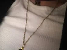 CACANA-collares de cadena de acero inoxidable para hombre y mujer, Color dorado y plateado para colgante, joyería fina no decolorada, N1918