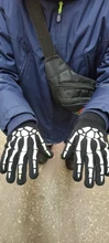WARMOM-guantes de punto de invierno para niños, guantes cálidos de cinco dedos con lindo estampado para deportes al aire libre