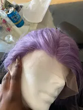 Fashion-Peluca de cabello humano con cierre frontal para mujer, pelo Remy Color rubio, Morado, rosa, prearrancado, barata, parte Bob corto, 180% T