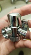 Brass 3-way Diverter Valve Faucet Connector Adapter Three Head Function Switch