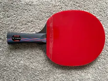 Huleson-raqueta de Ping Pong de entrenamiento, Nano carbono 9,8, para ataque rápido