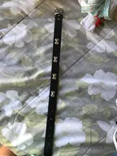 Fashion Red Purple Black Green Leather Dog Collar Bone Shaped Accessories Collar