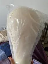 Alileader-Cabeza de MANIQUÍ PARA pelucas, soporte para pelucas, cabeza de lona, bloque de exhibición, gorras de calcetín gratis