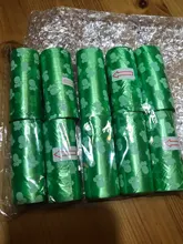 Bolsas de basura para residuos de mascotas, 10 rollos, 150 Uds., Degradable, para limpieza de perros y gatos, recarga, impresión al aire libre, hogar