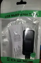 Voltímetro Digital de CC, amperímetro, medidor de corriente de voltaje, amperímetro, Detector, cargador tipo batería externa, probador USB 13 en 1