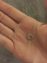 6mm/8mm encantador de oro/oro rosa/plata circón circular CZ Hoop pendientes para las mujeres 925 plata esterlina pequeña ronda pendientes de joyería