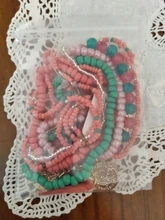 Conjunto de pulseras elásticas multicapa para mujer, joyería Bohemia, brazaletes con borla, moneda de oro, encanto de cuentas de cristal, regalo para mujer