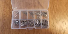 Retaining Ring Clip Washer Metalworking 304-Stainless-Steel Fastener Assortment-Kit Shaft