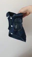 Chaleco vaquero de primavera para perros pequeños, ropa de Tzu para perros Yorkshire Terrier, ropa estilo vaquero para cachorros, chaqueta para Chihuahua, ropa para gatos