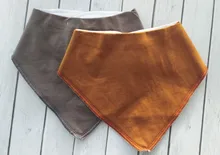 Babero de bebés pañuelo de algodón de Color sólido, delantal antiolor antibacteriano, bufanda de tela para alimentación de secado rápido