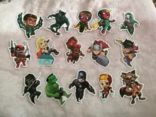 50 Uds de dibujos animados pegatinas Marvel bien los Vengadores etiqueta engomada impermeable equipaje Skateboard guitarra portátil pegatinas juguete de niño