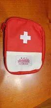 Estuche para botiquín de primeros auxilios Mini portátil al aire libre viaje, medicina, paquete Kit de emergencia de bolsas pequeñas de la medicina organizador divisor de almacenamiento