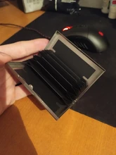 Tarjetero de Metal de aluminio para tarjetas de crédito, funda delgada Anti-Scan con bloqueo RFID, protección para tarjetas de negocios, 1 unidad