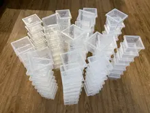 Juego de 10 cajas de cría de escorpión, Araña, reptil, transparente, jaula contenedor para incubar