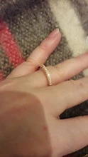 Anillo de boda de cristal de circonia cúbica Micro pavé para mujer, sortija de apilamiento eterno, banda de aniversario de oro rosa de 1,0mm