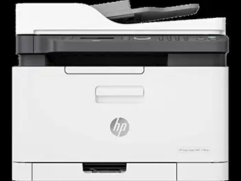 

HP Color Laser MFP 179fnw-multifunction Laser printer (print, copy and scan, 18/4 ppm, LED, USB, FAX, WiFi), white/gray