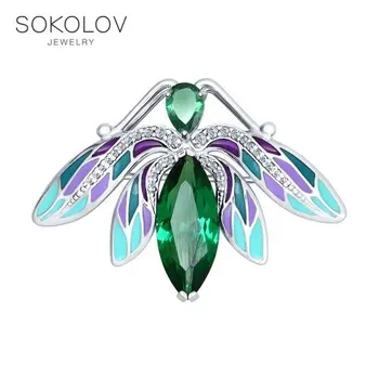 Brooch "Firefly" ситаллом SOKOLOV, fashion jewelry, silver, 925, women's male
Brooch "Firefly" ситаллом SOKOLOV, fashion jewelry, silver, 925, women's male