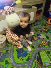 Funda lavable para silla de sofá de felpa, sin relleno, de algodón, con forma de jirafa de dibujos animados, para asiento de bebé, a prueba de polvo, decoración textil para el hogar