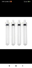 Tubo de lámpara UV de 9W, Bombilla de tubo de luz de repuesto para esmalte de Gel UV, lámpara de curado, luz secadora para arte de uñas DIY, gran oferta, 4 Uds.