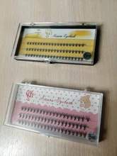 QSTY de 60 uds maquillaje profesional cúmulo Individual pestañas injerto falsas pestañas con envío gratis