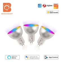 Benexmart TUYA Zigbee GU5.3 Smart LED Spotlighting RGBCW Dimmable Light Bulb Alexa Google Home Decorative Lamp Work with Homekit
Benexmart TUYA Zigbee GU5.3 Smart LED Spotlighting RGBCW Dimmable Light Bulb Alexa Google Home Decorative Lamp Work with Homekit