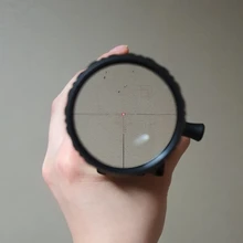 Monotubo rojo Win sin bordes de 30mm, torreta de 1/5Mil, ajuste de cristal grabado Mil Dot, bloqueo cero, Torero de acucisión rápida, CQB HD, 1-6x24 mira