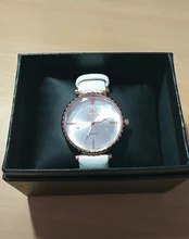 Reloj de pulsera analógico para Mujer, 5 uds., correa de cuero, de cuarzo, negro