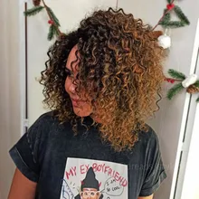 Sintético de la onda profunda del pelo trenzado extensiones de 10 corto 3 unids/pack cabello ombré ondulado extensiones de pelo ondulado