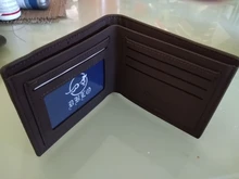 Cartera de cuero suave para hombre, billetera multifunción de sección cruzada, suave, a la moda, corta, con garantía de calidad, nueva