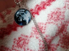 ¡Caliente! Cadena con colgante de lobo brujería Estilo nórdico para mujer, colgante de cadena con colgante de Animal