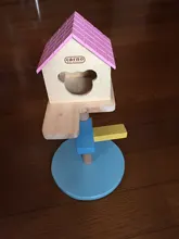 Toy-Supplies Hamster Cage Molar Cage-Villa Diy-Accessories Wooden Golden Bear Nest Pedal