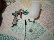 Pistola de pulverización de copa de plástico/Metal W-101 pistola de aire PISTOLA DE PULVERIZACIÓN Manual de mano, CALIDAD DE JAPÓN de 1,0/1,3/1,5/1,8mm, pistola de aire de pulverizador W101