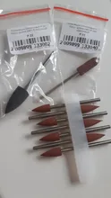 Brocas de silicona para manicura, cortador rotativo eléctrico de manicura, herramientas de pulido de cutículas, accesorios de salón de uñas, 10 Uds.