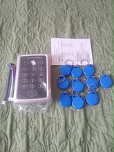 Teclado de Control de acceso RFID, lector de tarjetas EM, sistema de Control de acceso de puerta, sistema de abridor de cerradura con teclado, 125KHz