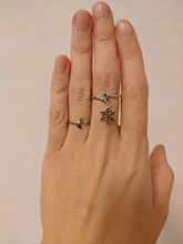 Uini-cola caliente nueva plata de ley 925 ballena cola micro incrustaciones anillo señoras de moda coreana tide flow lindo dulce de GN759