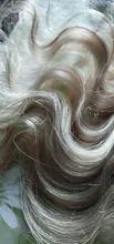 Mrshair-Cinta para extensiones de cabello humano, 100% de extensión de cabello humano ondulado, sin Remy, color plateado #2 # 1B