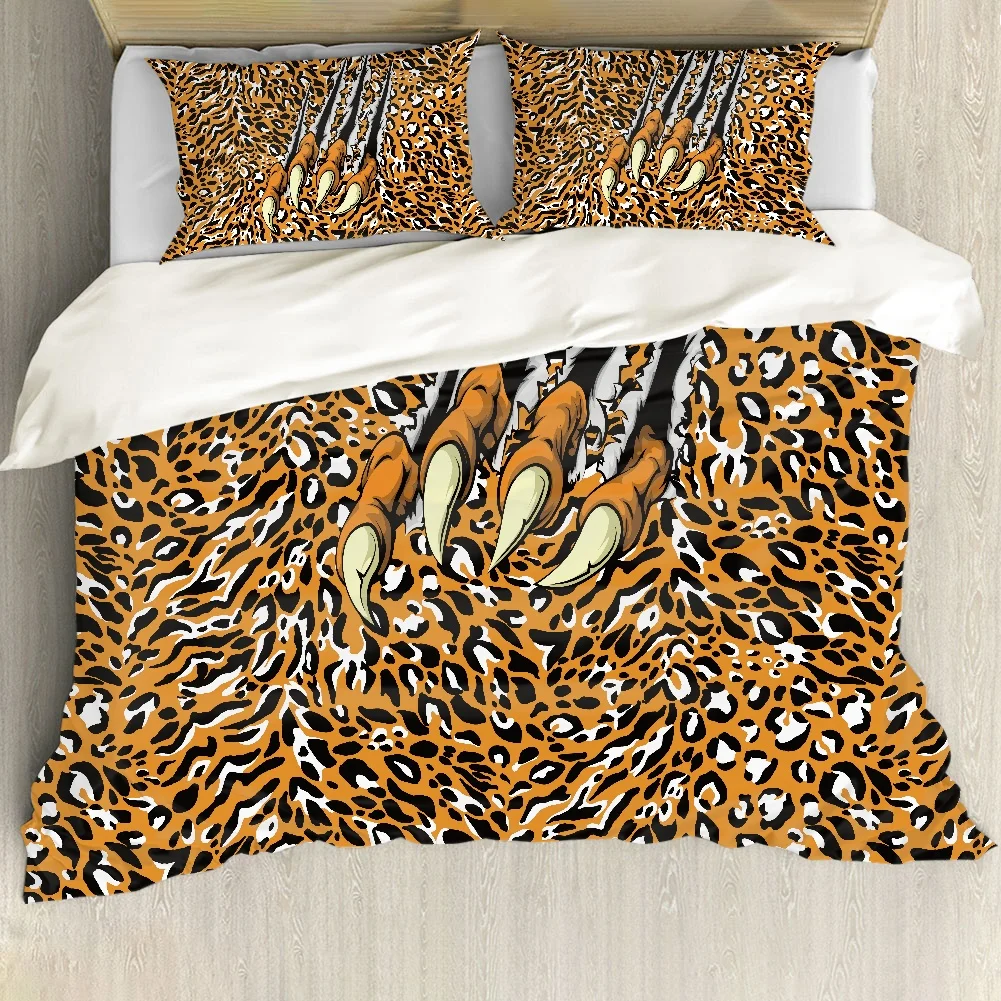 Leopard Duvet Cover Set and Pillowcase 3Pcs/set Fashion Leopard and Zebra Print Comforter Bedding Sets Double Bed Set
Leopard Duvet Cover Set and Pillowcase 3Pcs/set Fashion Leopard and Zebra Print Comforter Bedding Sets Double Bed Set
