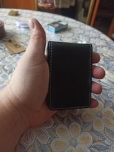 Tarjetero de cuero Pu para hombre y mujer, funda de Metal para tarjetas de crédito, venta al por mayor
