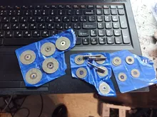 Mini disco de corte Dremel, herramienta rotativa de Muela de Diamante, hoja de sierra Circular, disco de diamante abrasivo