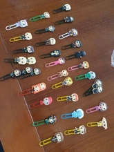 25 uds caliente icono de marcadores de libro de papel Clips de papelería para maestro de los estudiantes de la Escuela de suministros de oficina punto de libro regalo de los niños