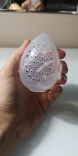 Soporte de esponja de belleza estuche de almacenamiento, maquillaje, licuadora, soporte para esponjas, vacío, cosmético, en forma de huevo, transparente, caja de secado 2020, 1 ud.