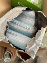 Mascarilla médica desechable, mascarilla quirúrgica de 3 capas, anticontaminación, con sujeción para las orejas, mascarilla sanitaria transpirable